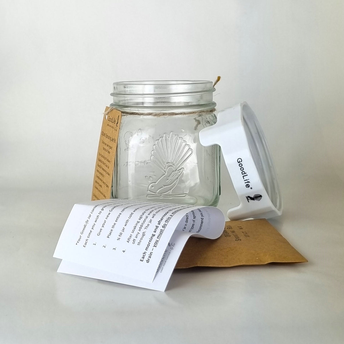 Goodlife - Sprouting Jar Kit 500 ml