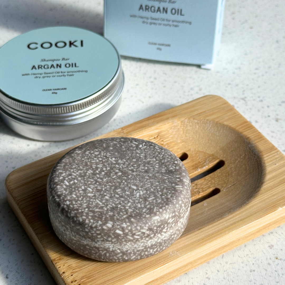 Cooki - Argan Shampoo Bar - For Dry, Grey or Curly Hair