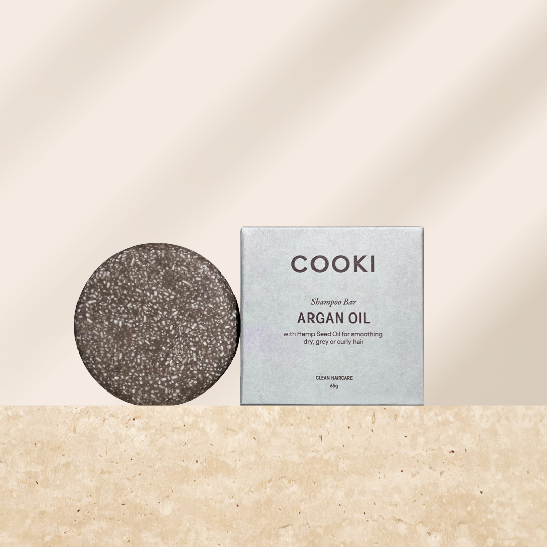 Cooki - Argan Shampoo Bar - For Dry, Grey or Curly Hair