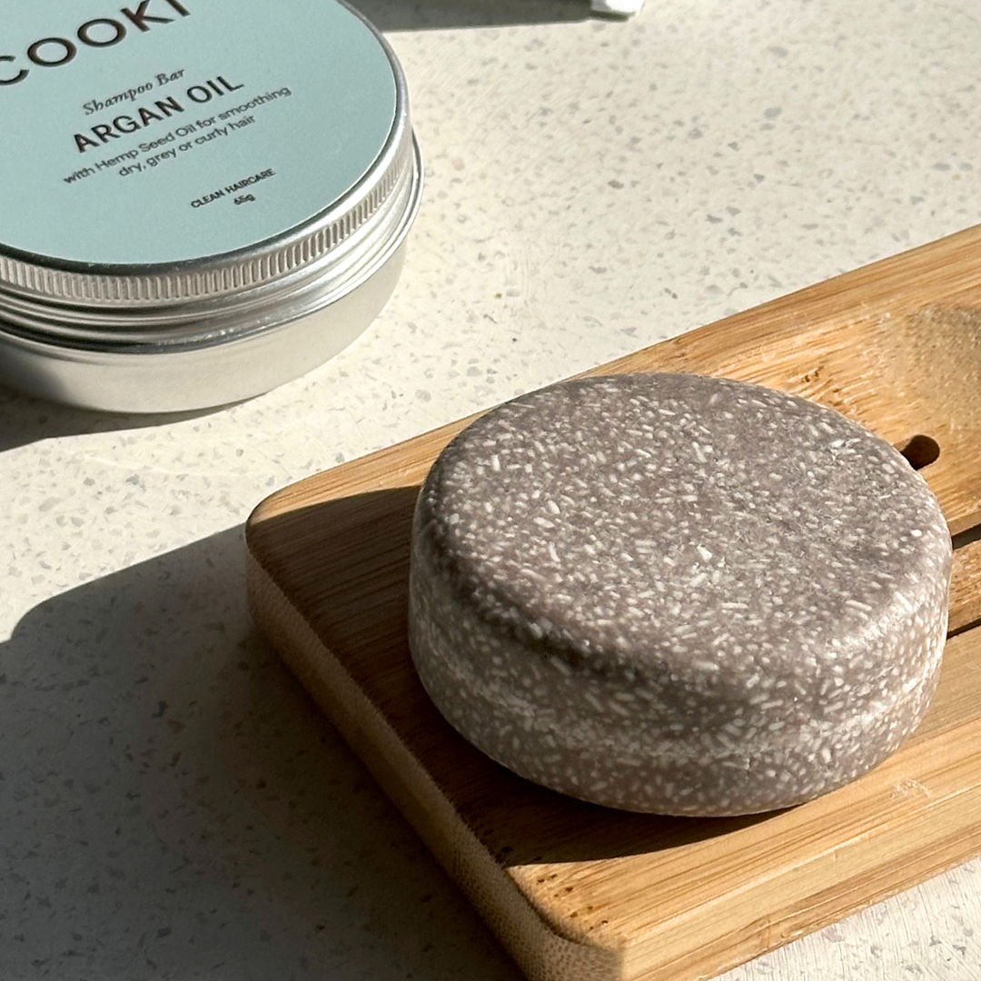Cooki - Argan Shampoo Bar - For Dry, Grey or Curly Hair