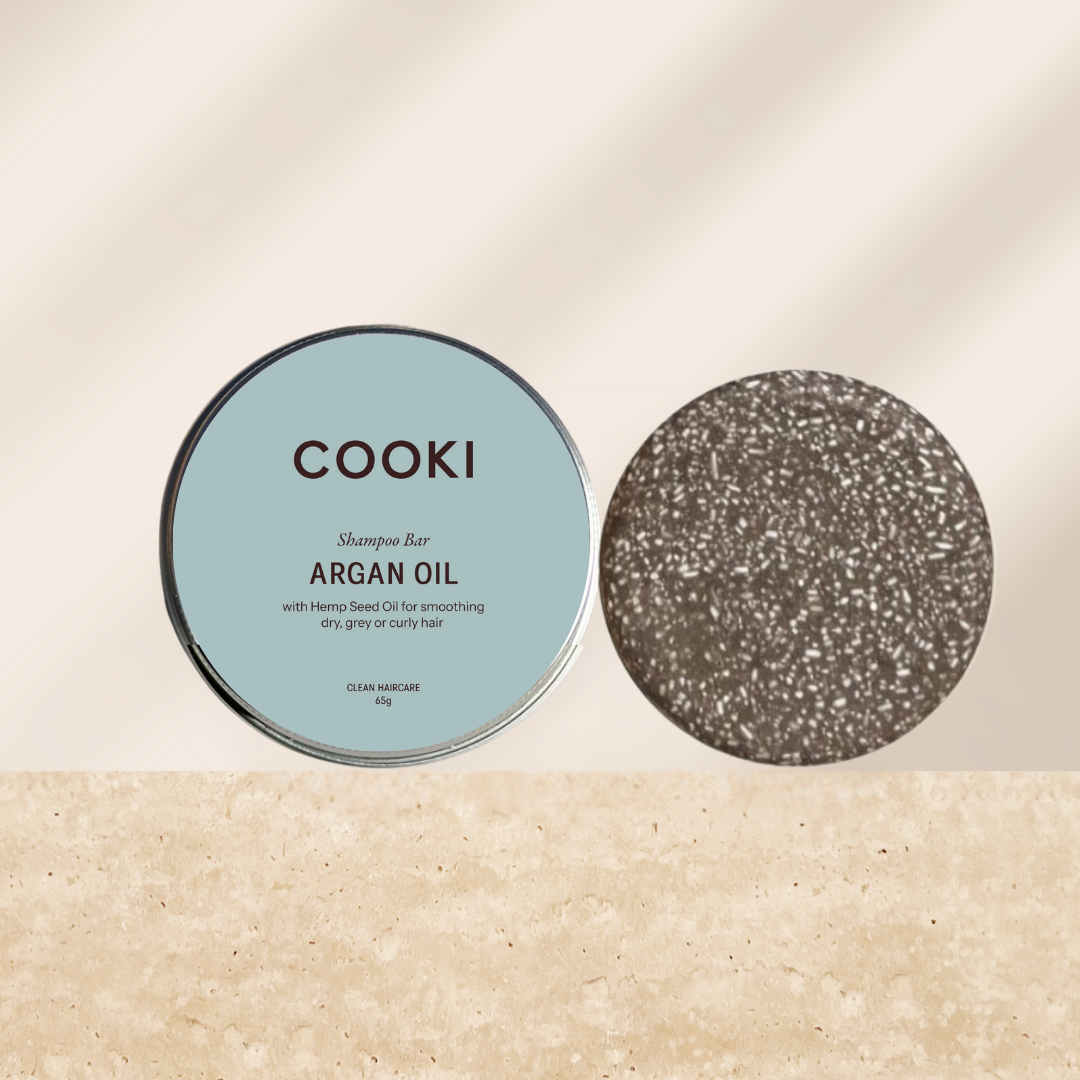 Cooki - Argan Shampoo Bar - For Dry, Grey or Curly Hair