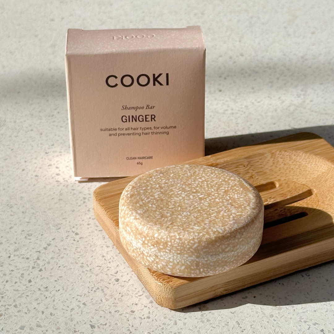 Cooki - Ginger Shampoo Bar - For Volume and Preventing Thinning