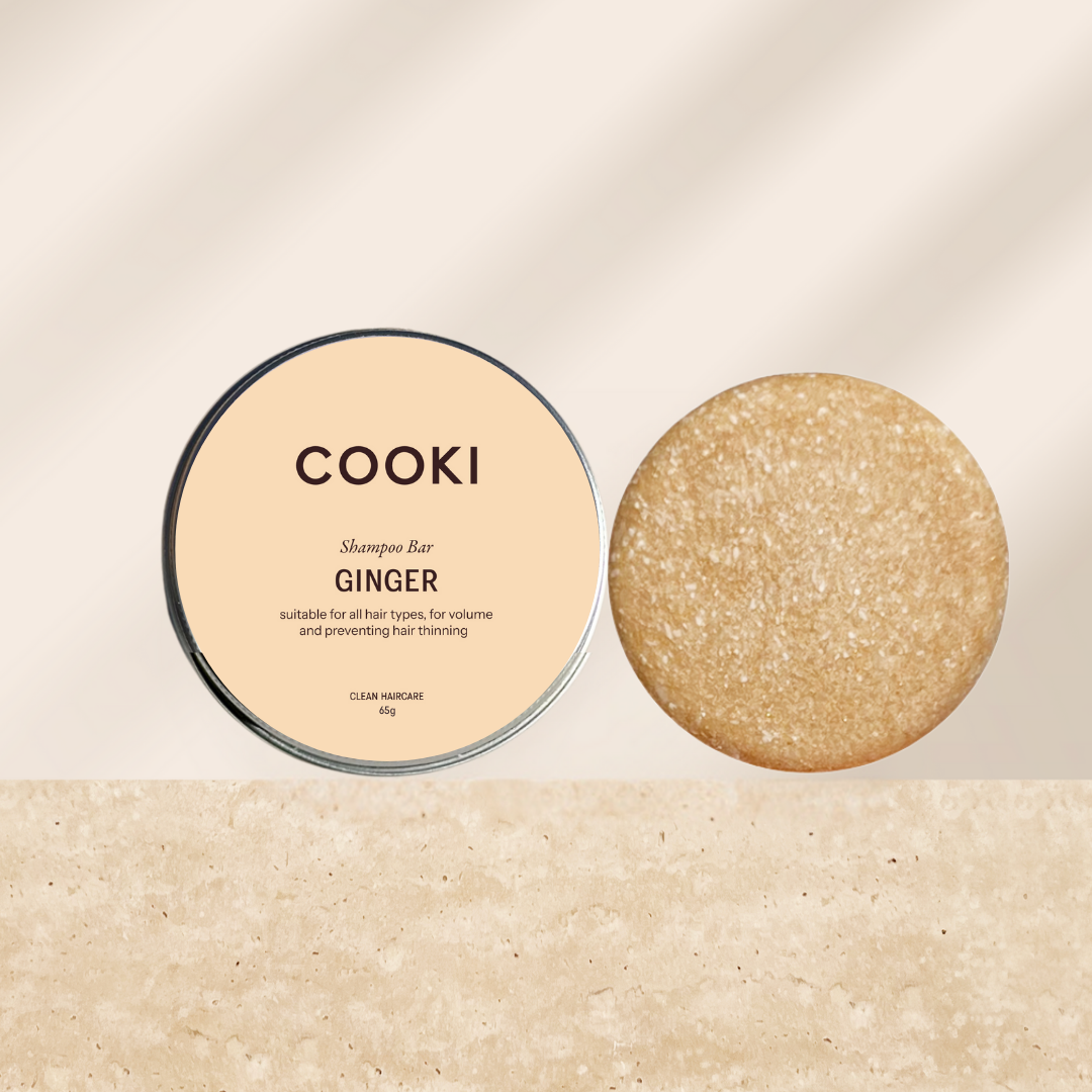 Cooki - Ginger Shampoo Bar - For Volume and Preventing Thinning