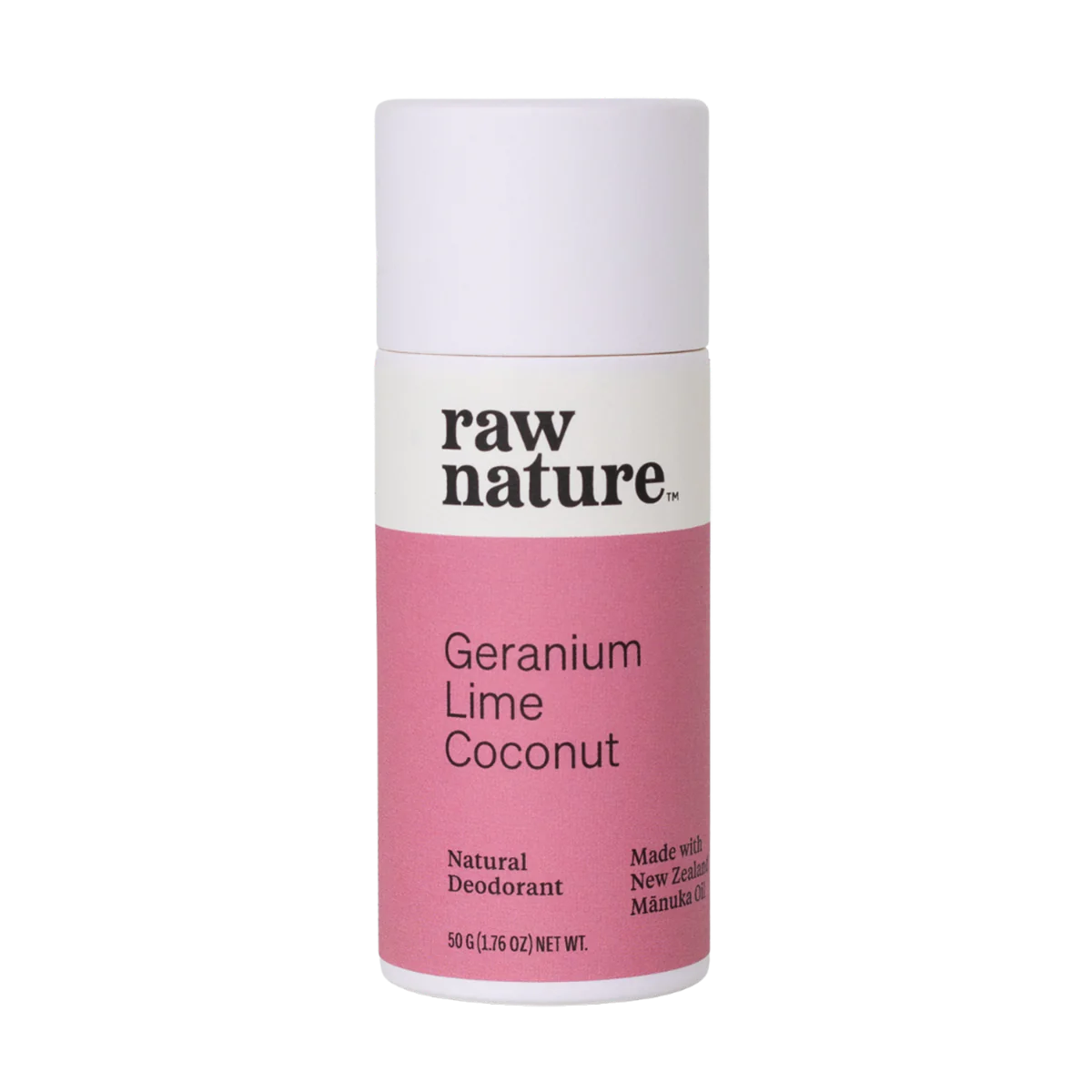 Raw Nature - Deodorant - Geranium + Lime