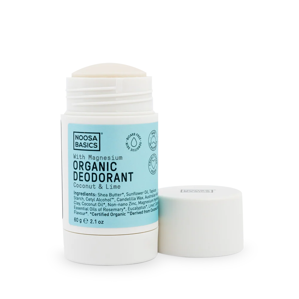 Noosa Basics Organic Deodorant Stick 60g – Coconut & Vanilla