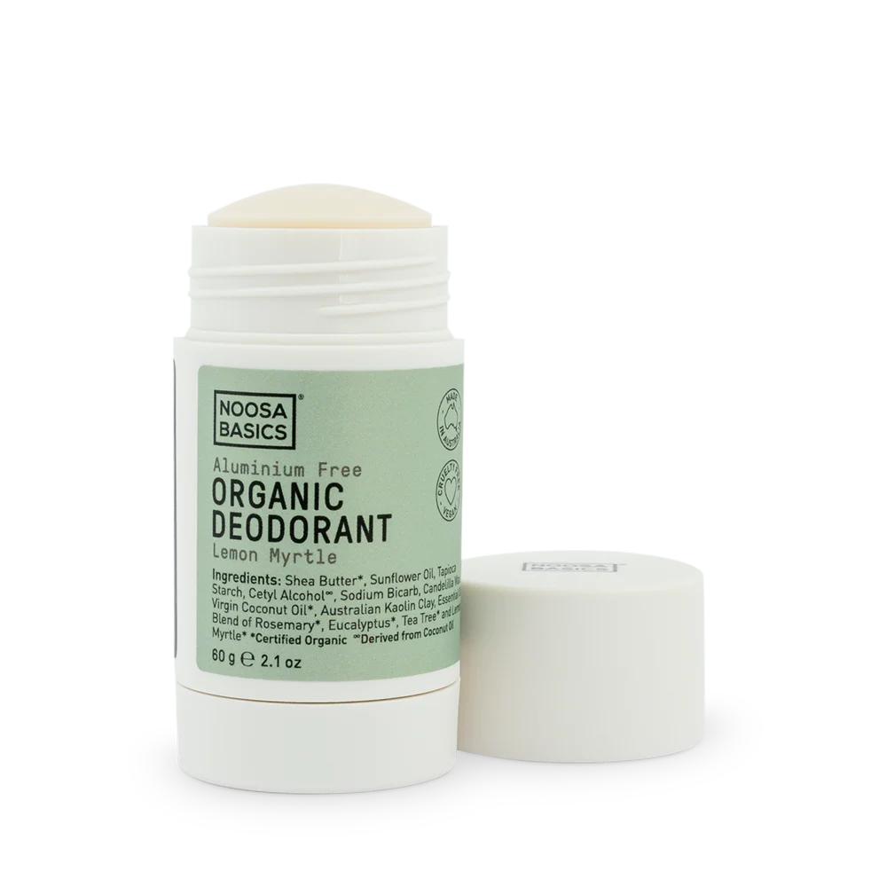 Noosa Basics Organic Deodorant Stick 60g – Lemon Myrtle