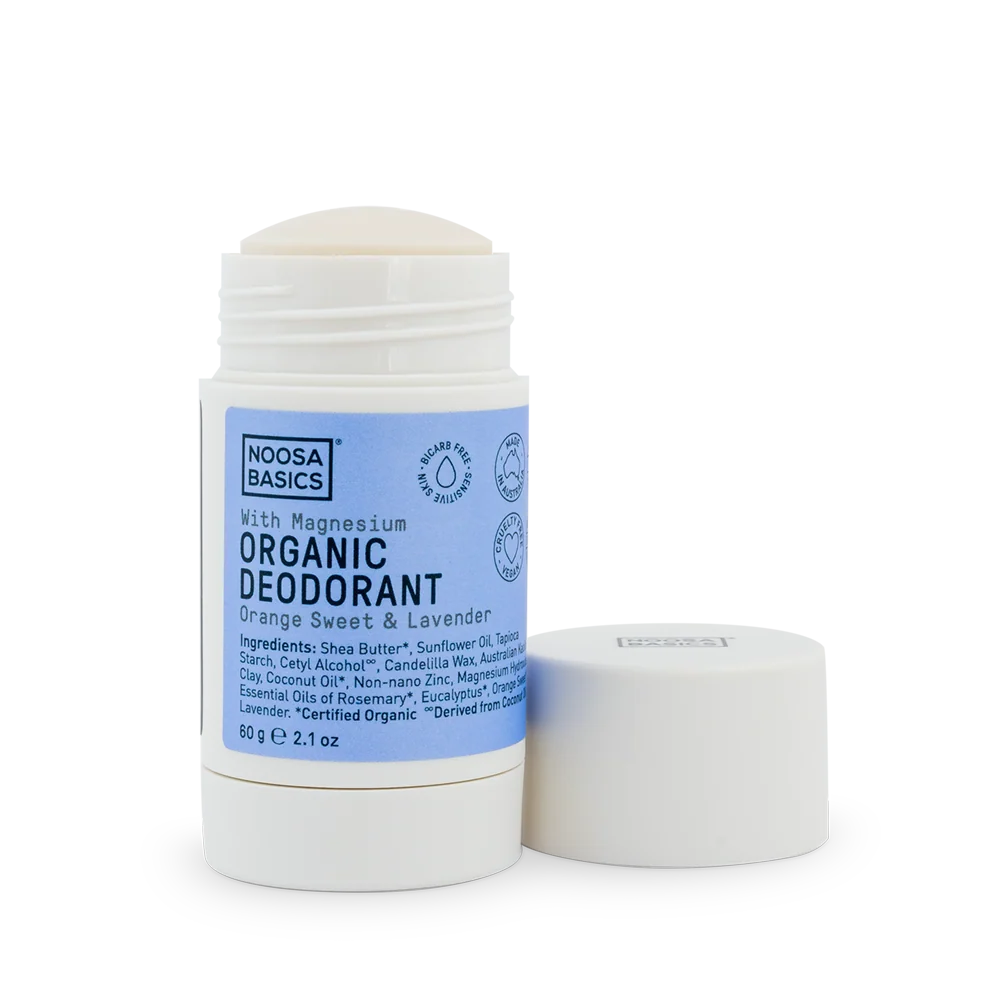 Noosa Basics Organic Deodorant Stick 60g – Sweet Orange (Sensitive)