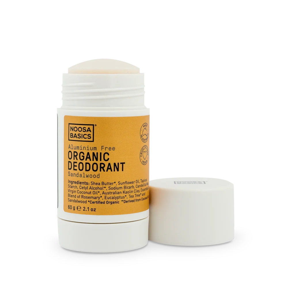 Noosa Basics Organic Deodorant Stick 60g – Sandalwood