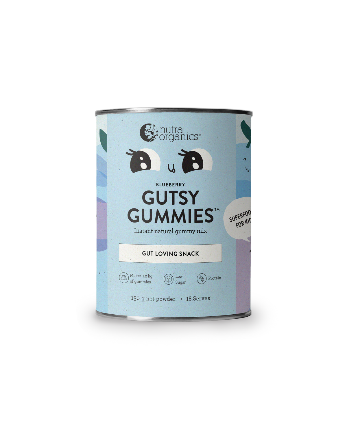 Nutra Organics - Gutsy Gummies - Blueberry