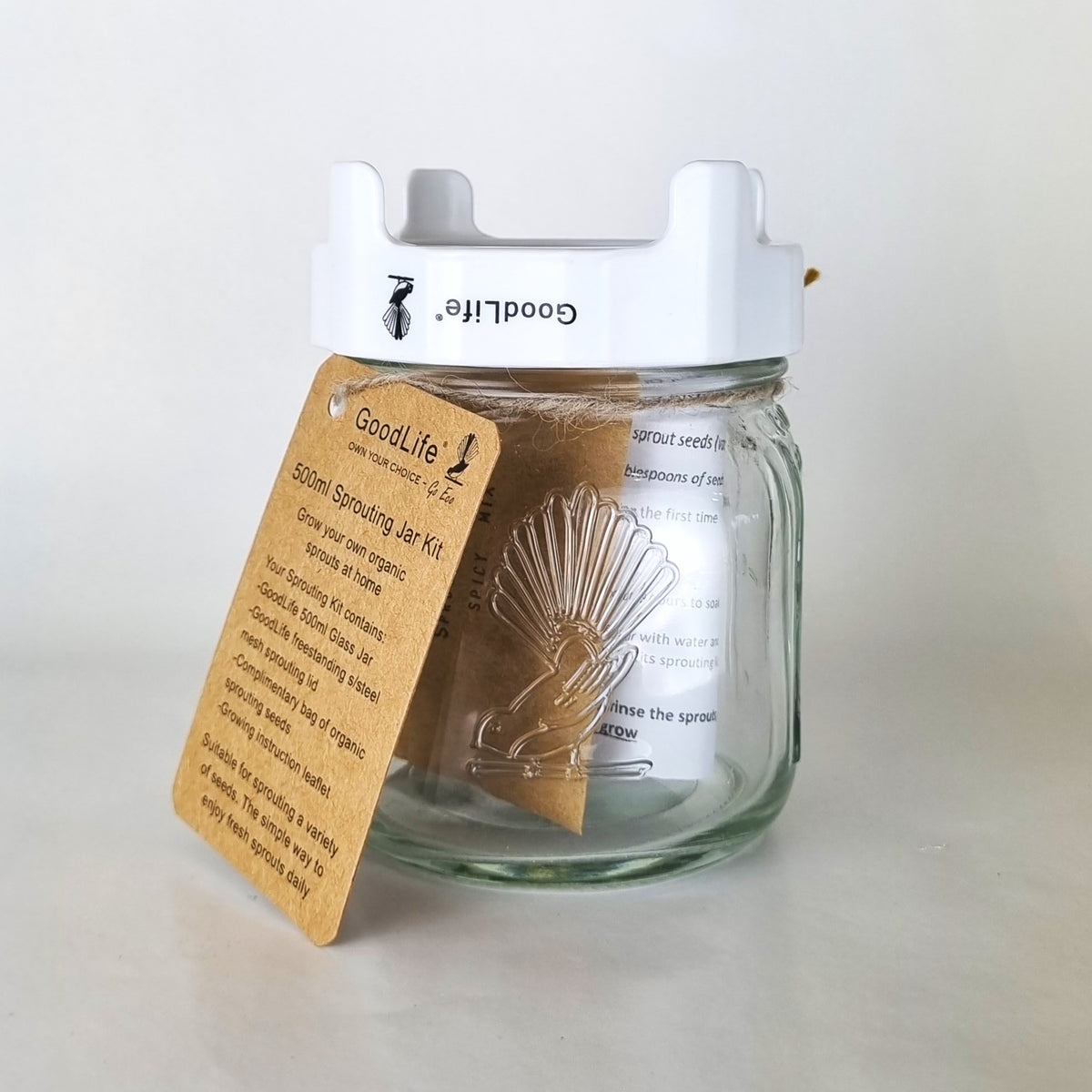 Goodlife - Sprouting Jar Kit 500 ml