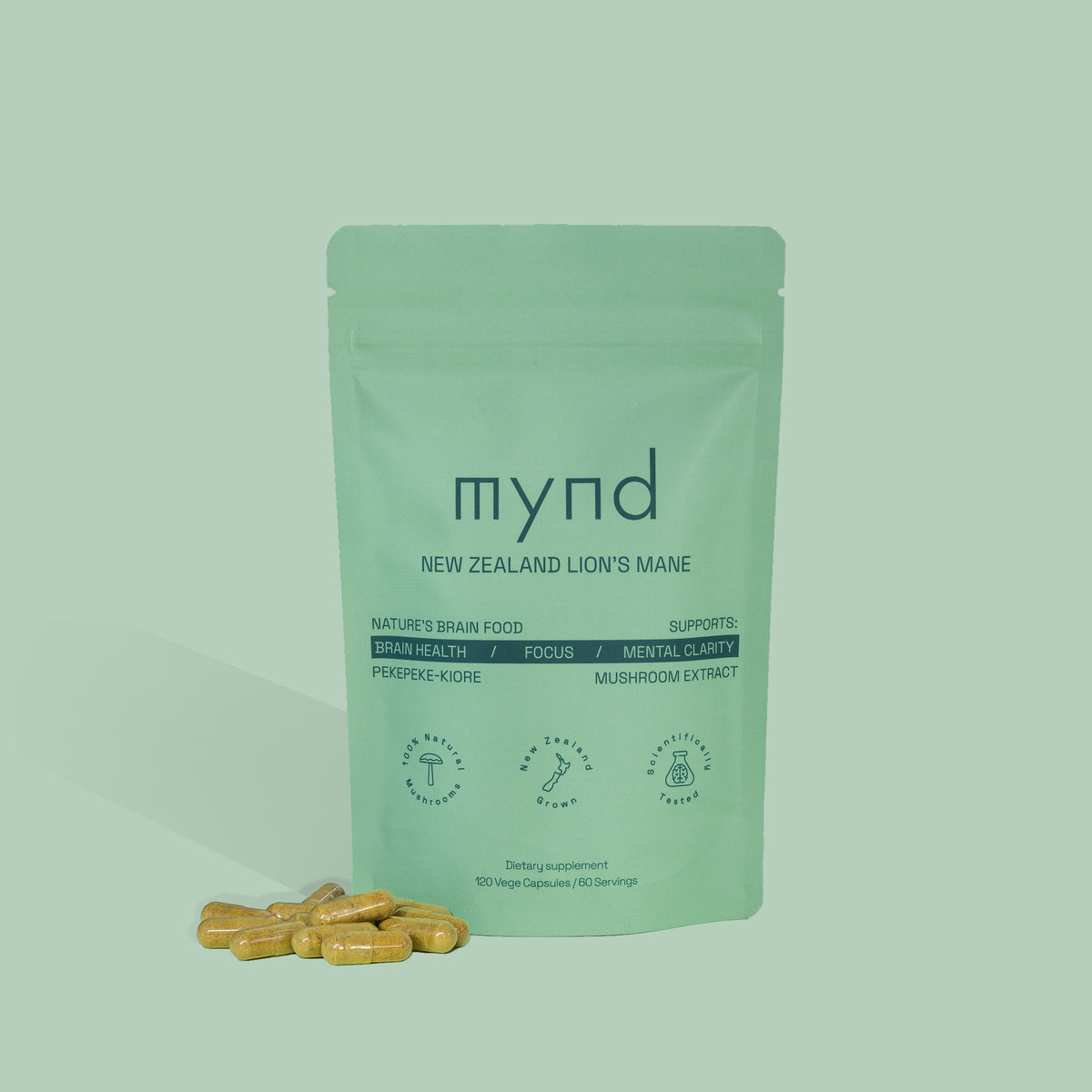 NEW: Mynd - Lion's Mane Capsules - 60 caps