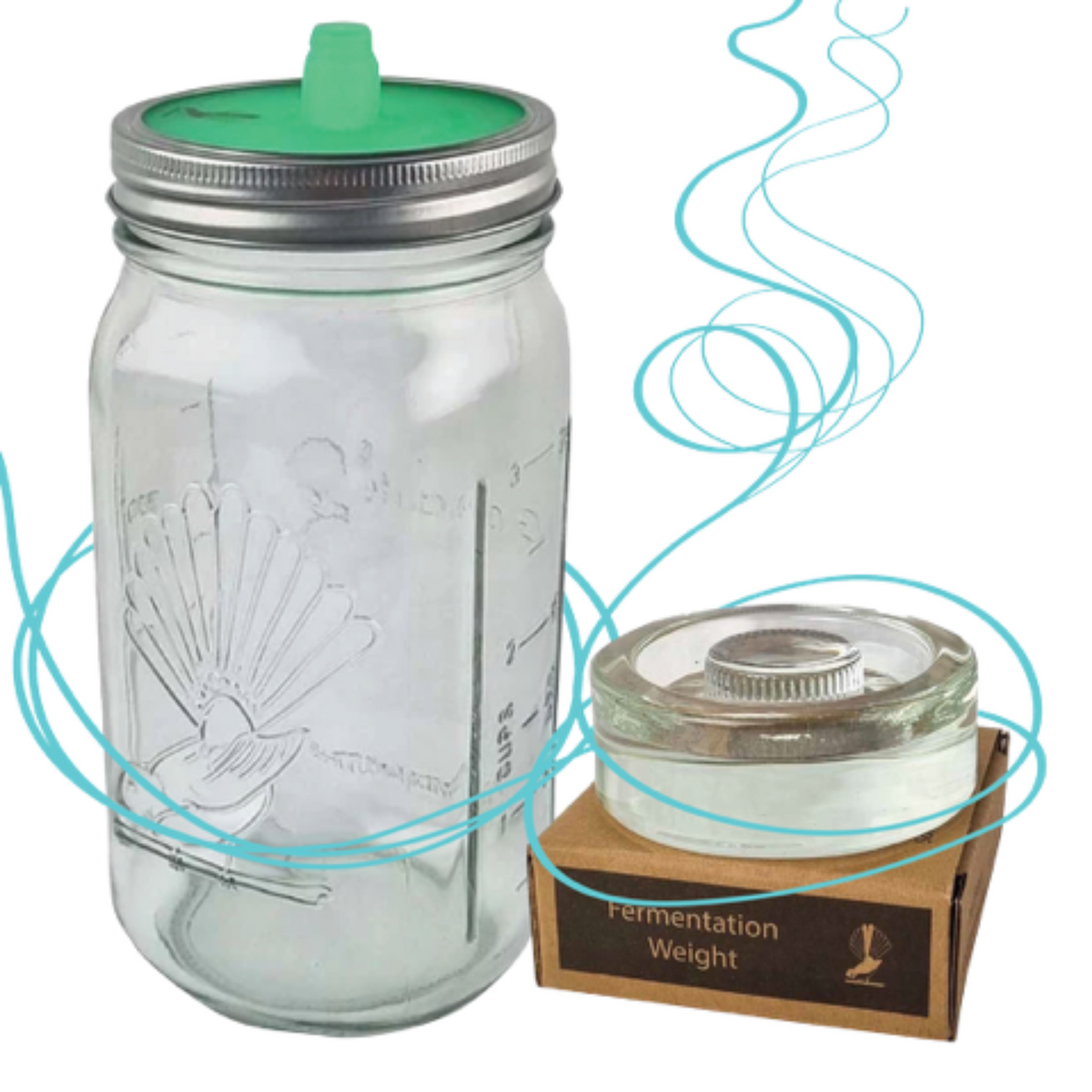 Goodlife - Fermentation Bundle - 1 Litre (now includes metal lid)
