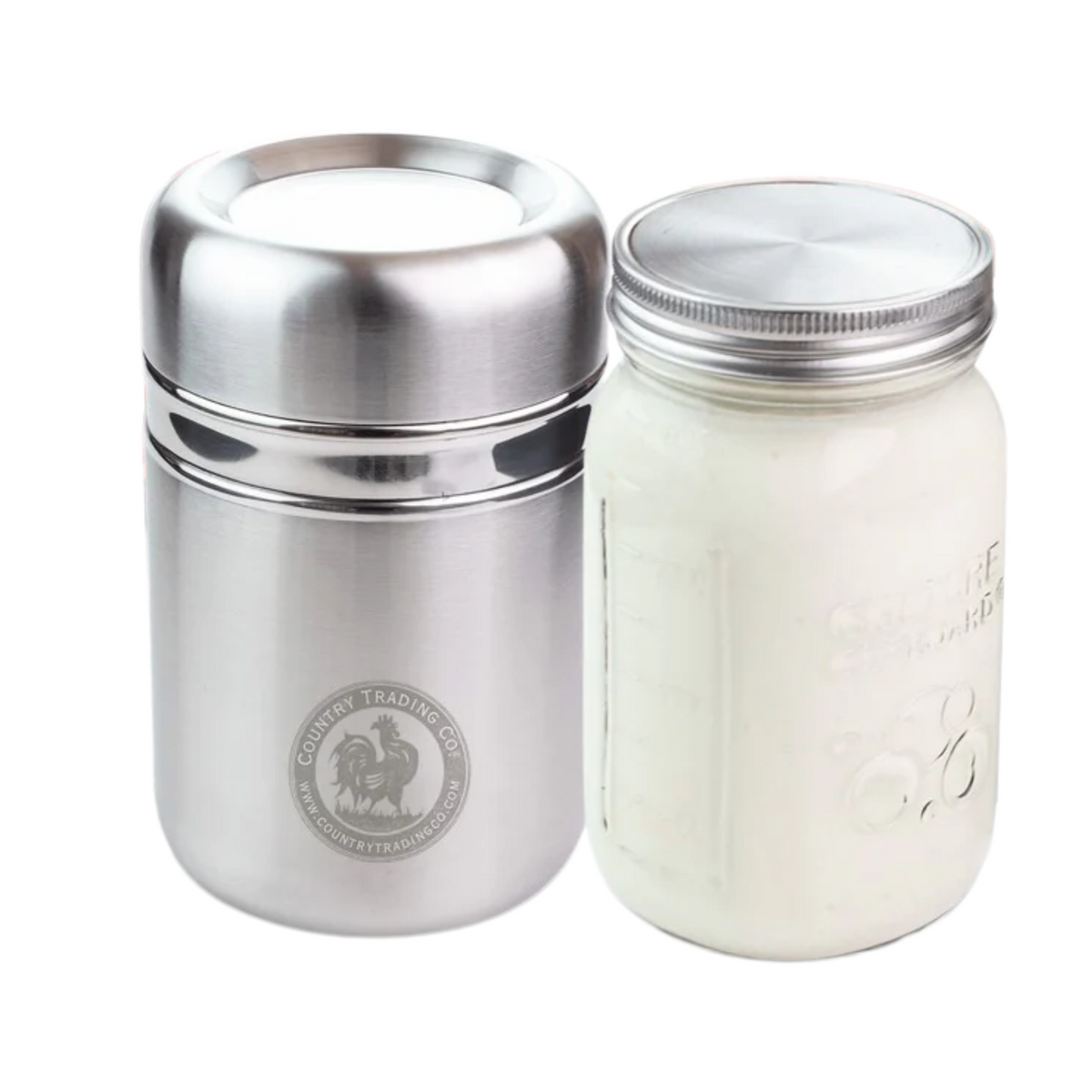 NEW: Country Trading Co - Stainless Steel Yoghurt Maker - 1L