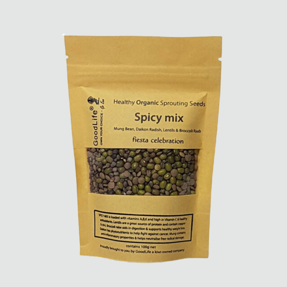 Goodlife - Sprouting Seeds - Spicy Mix 100grm