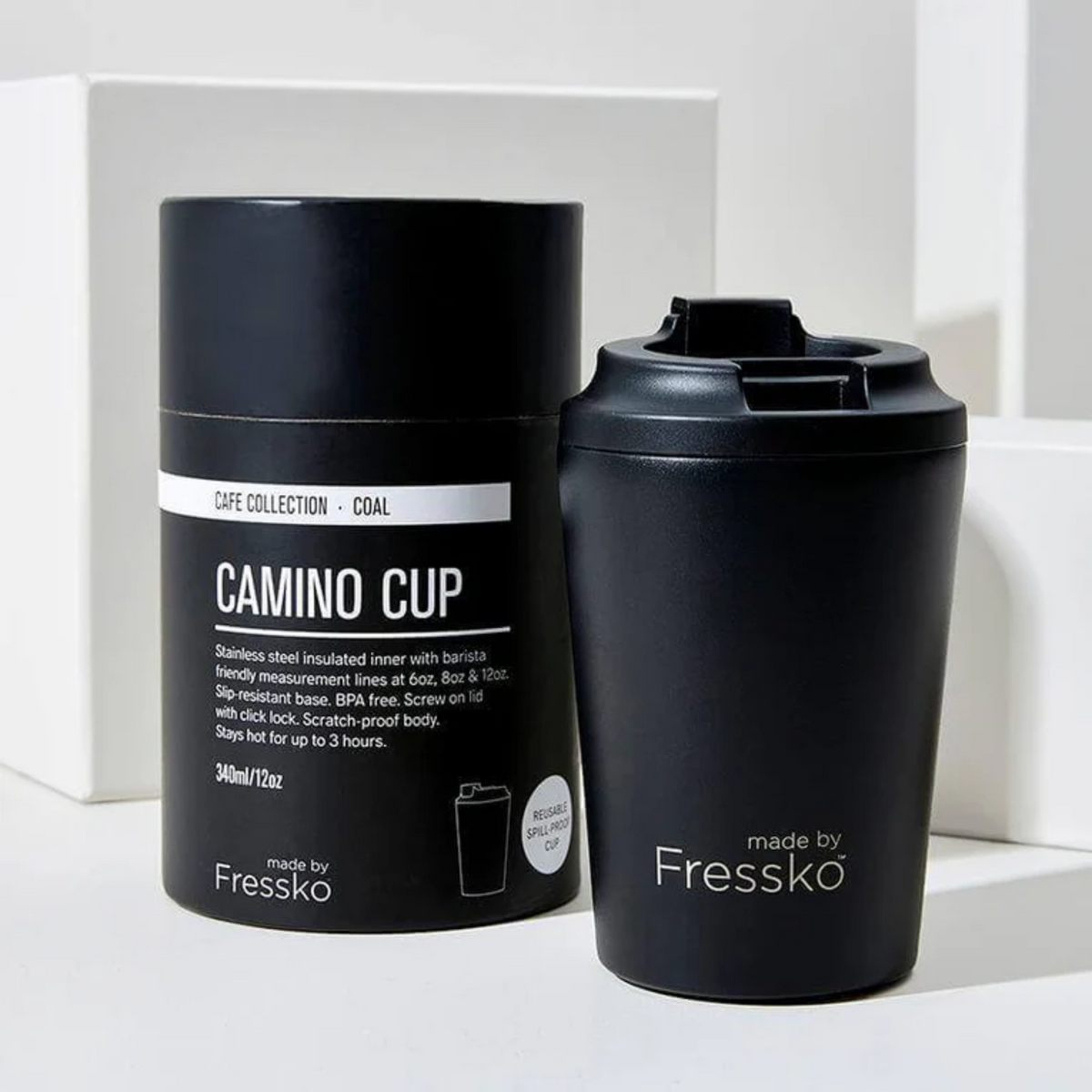 Made by Fressko - Camino Reusable Cup Coal - 12oz