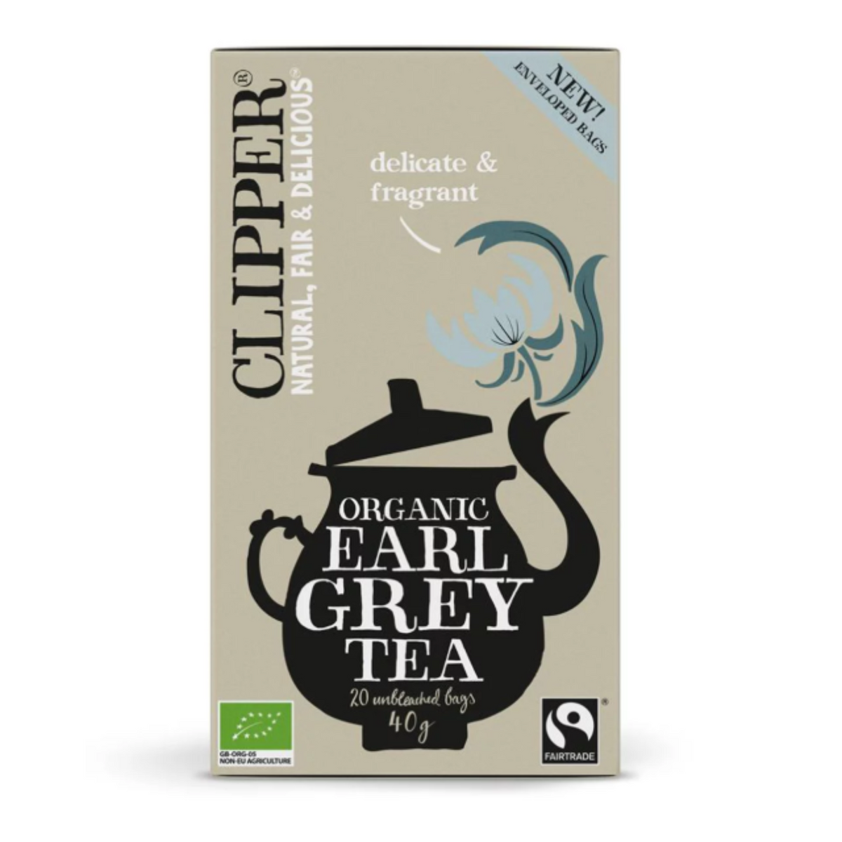 Clipper - Organic Earl Grey Tea - 40 Bags