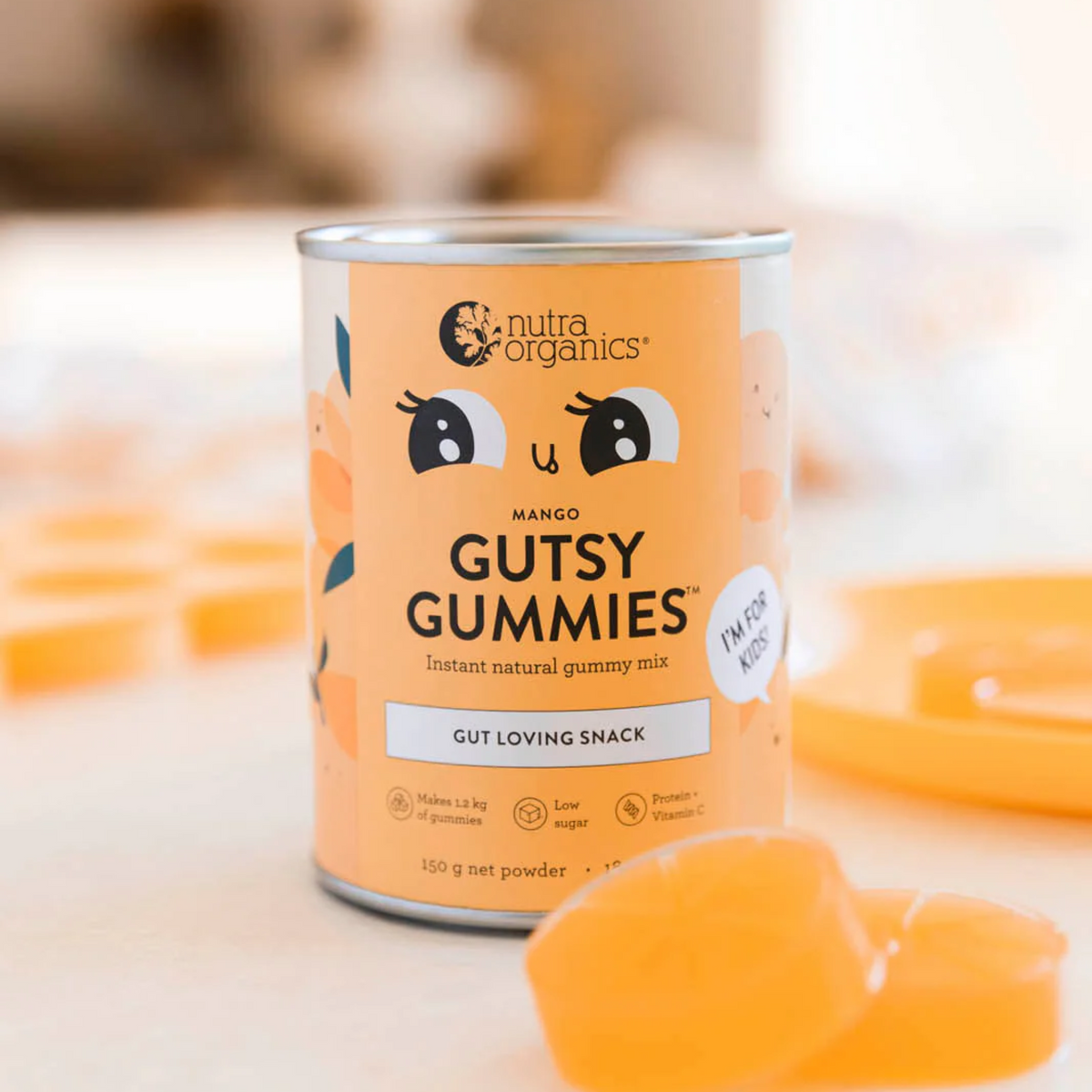 Nutra Organics - Gutsy Gummies - Mango