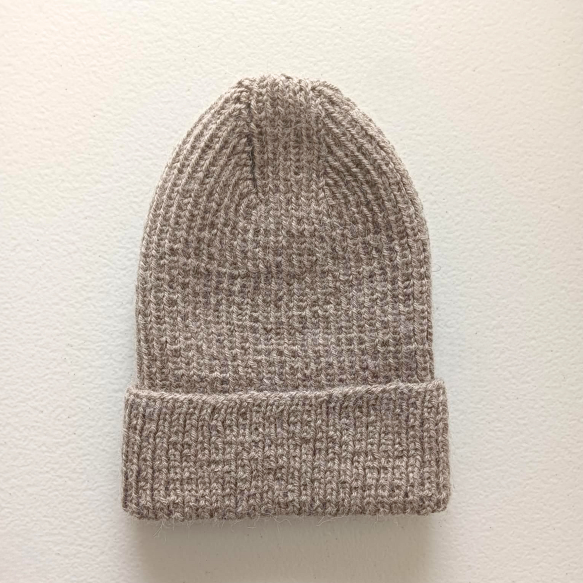 Adult Alpaca Hat - Light Brown
