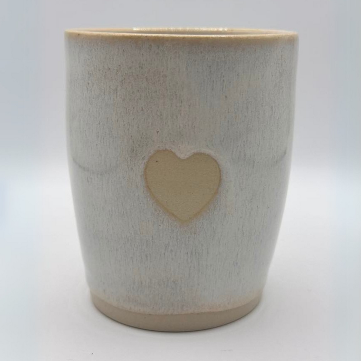 Mudhut Potters Wellington - Honey Flux Heart Tumbler - 8oz