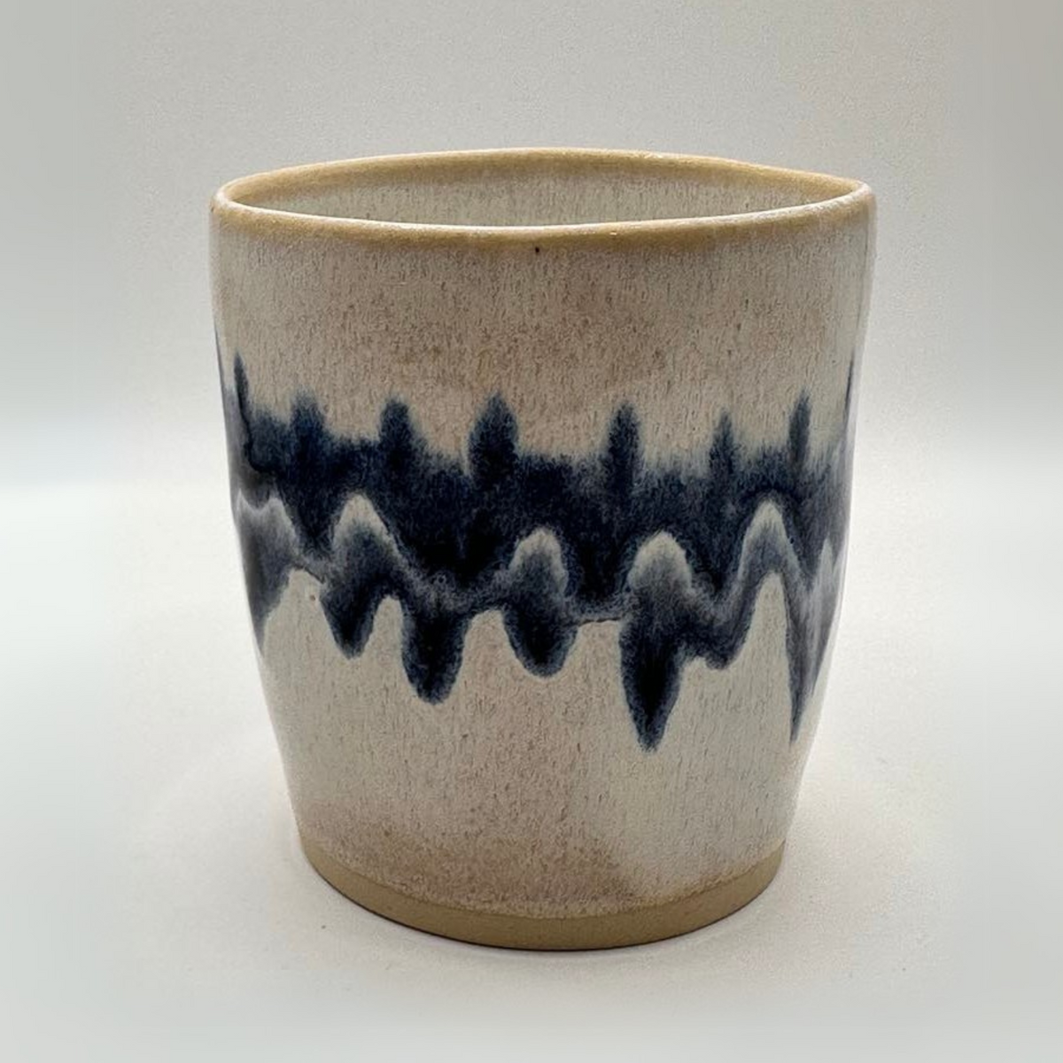 Mudhut Potters Wellington - Blue Tie Dye Tumbler - 8oz