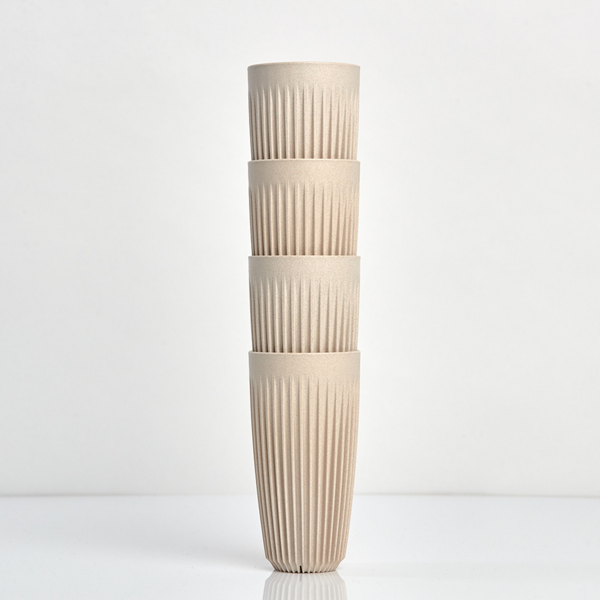 Huskee Cup - Natural Cups 4 pack