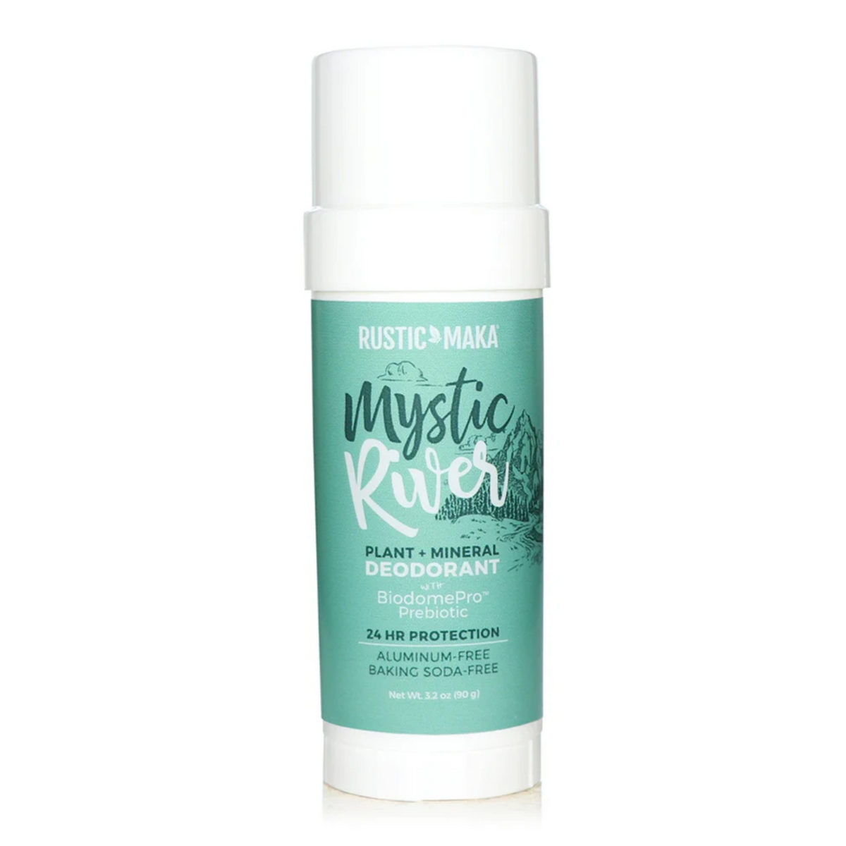 Rustic Maka - Mystic River Prebiotic Natural Deodorant - Baking Soda Free