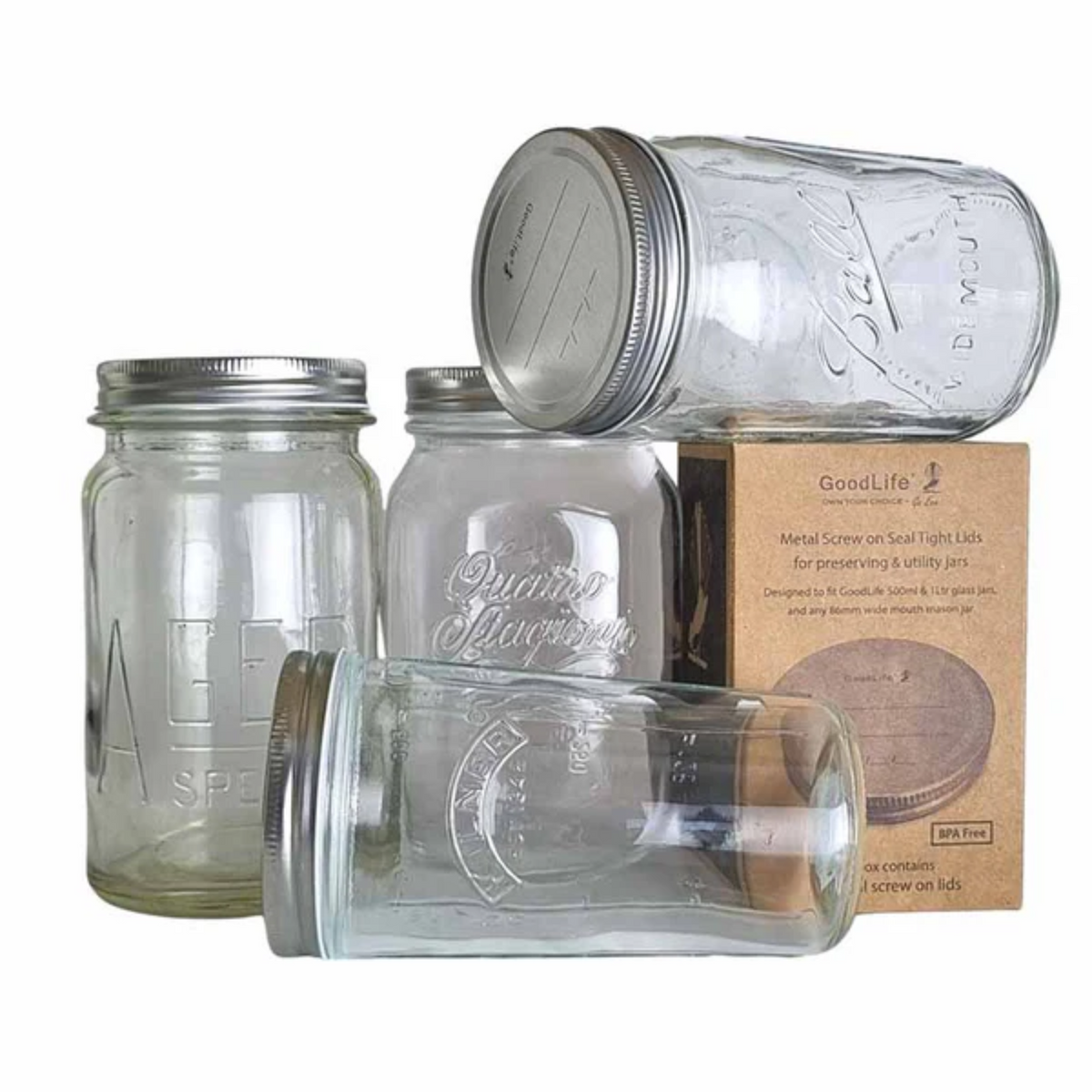 Goodlife - Metal Lid for Glass Jars