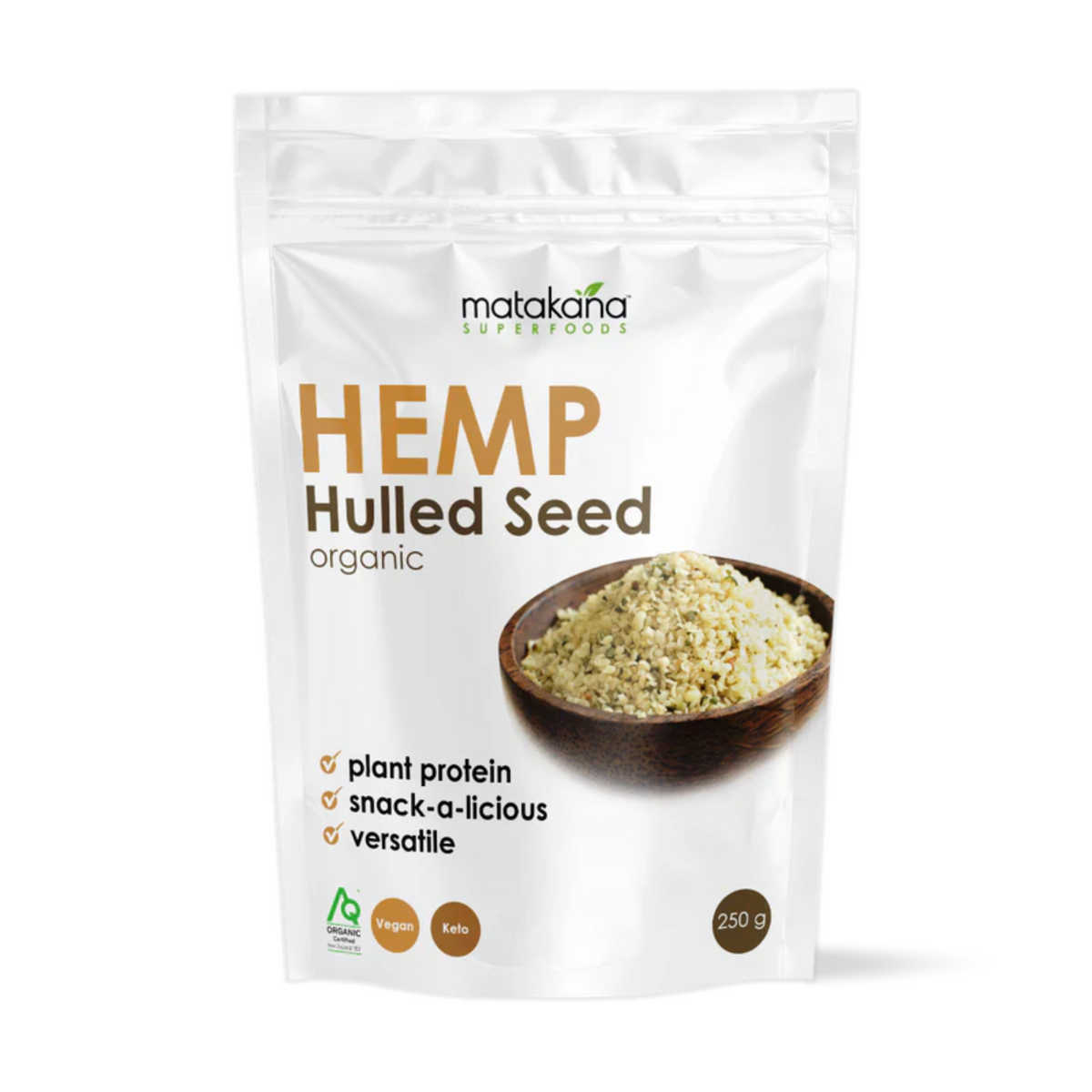Matakana Superfoods - Hemp Seeds Hulled - 250g