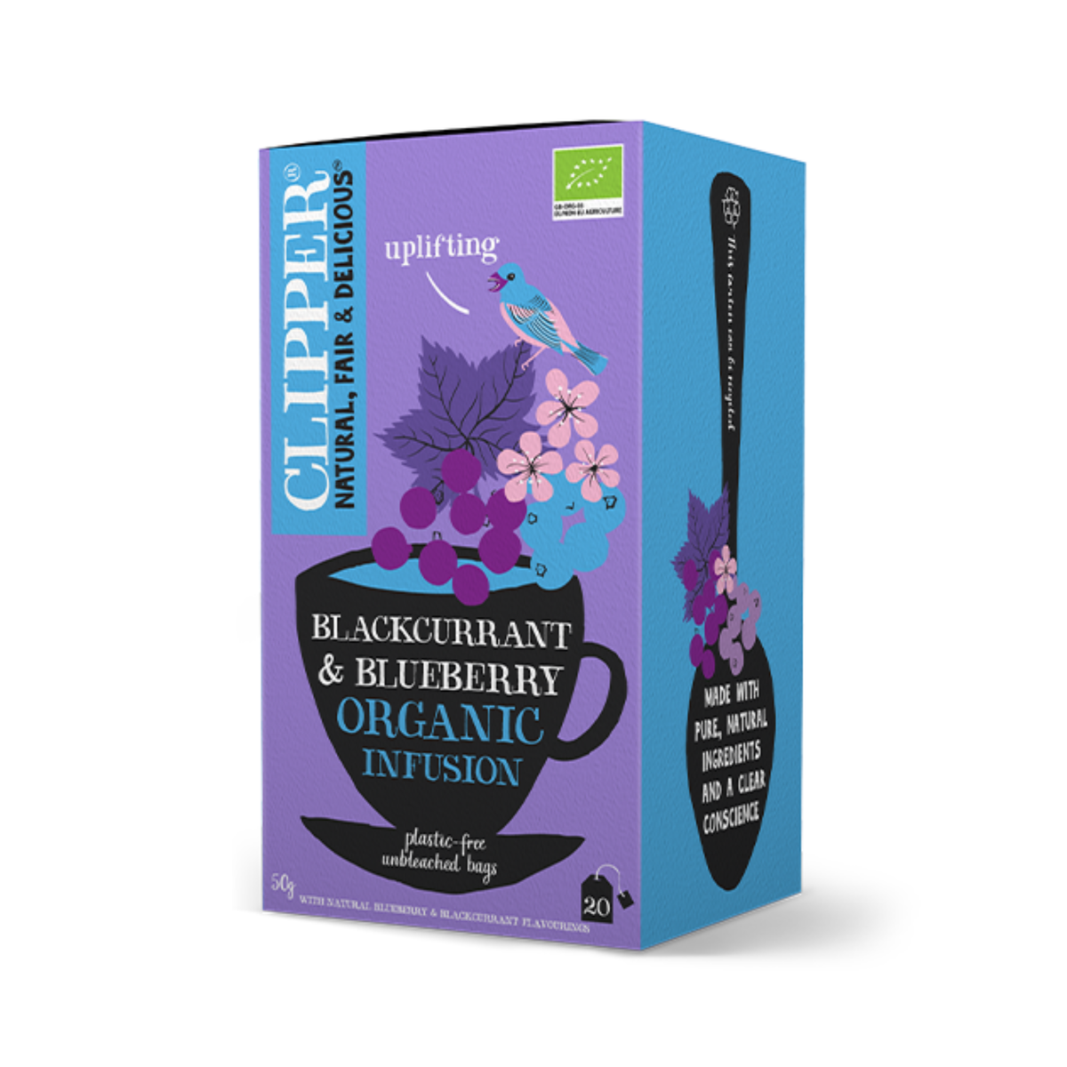 Clipper - Blackcurrant and Blueberry Organic Infusion