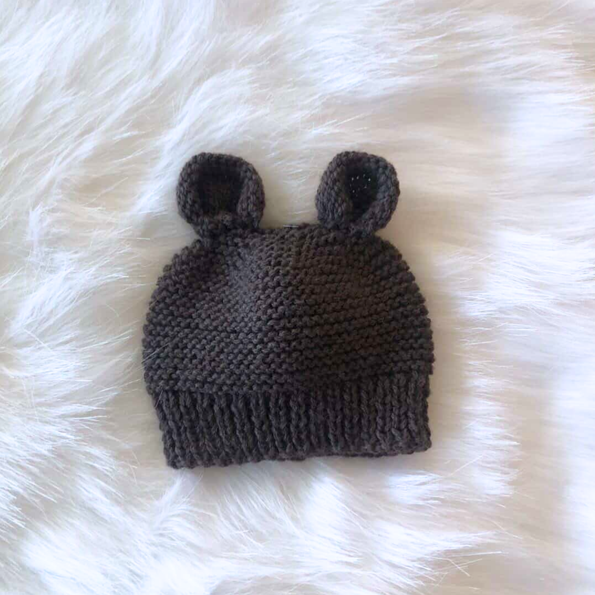 Newborn Beary Cute Hat - Merino