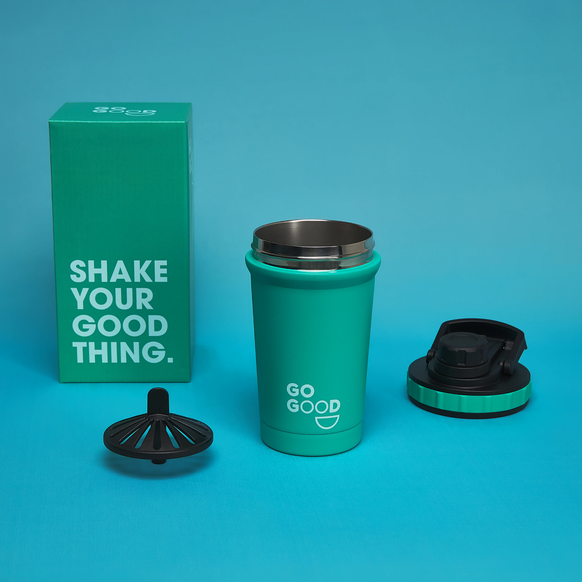 Go Good - Stainless Steel Shaker - Orange