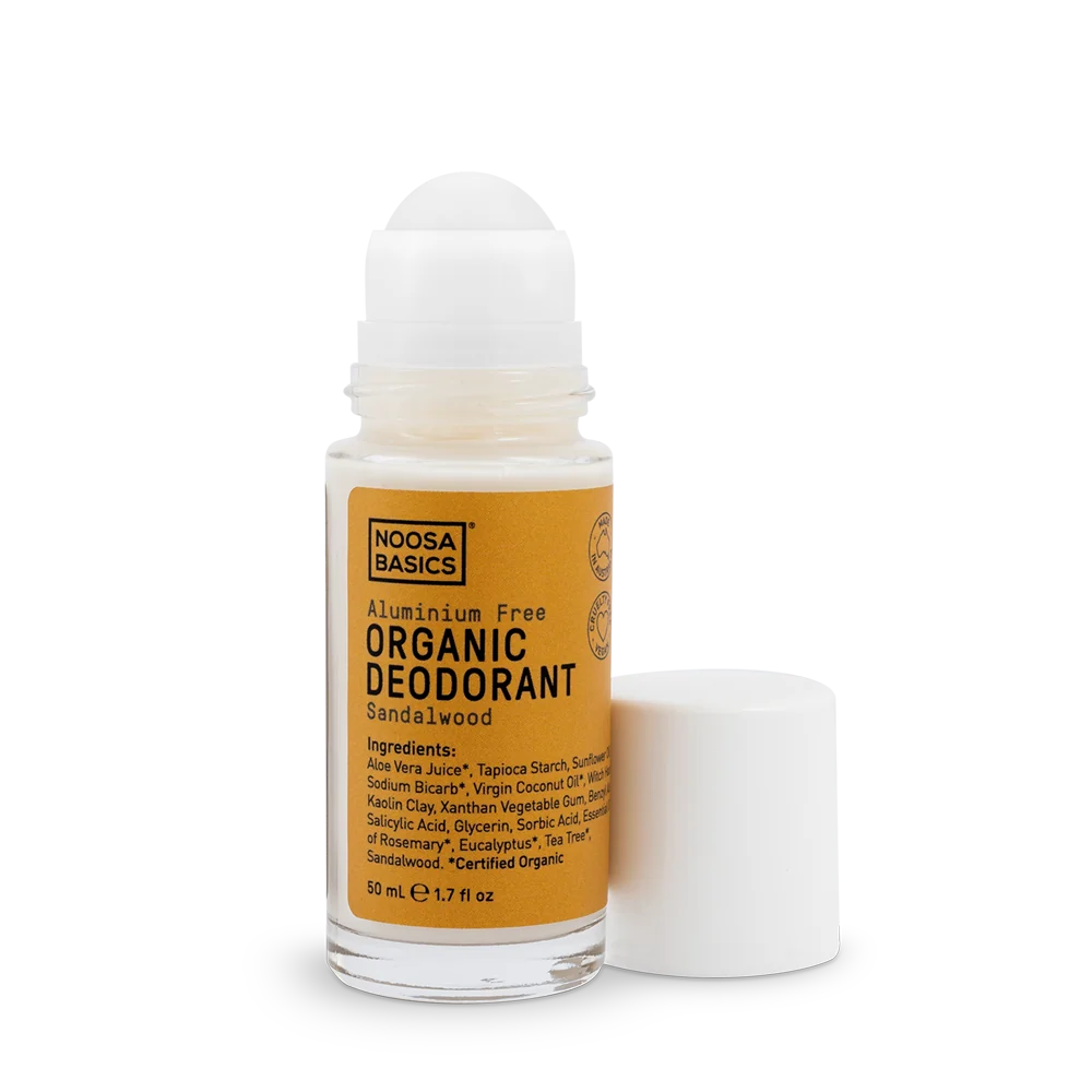 Noosa Basics Natural Deodorant Roll-On 50ml – Sandalwood