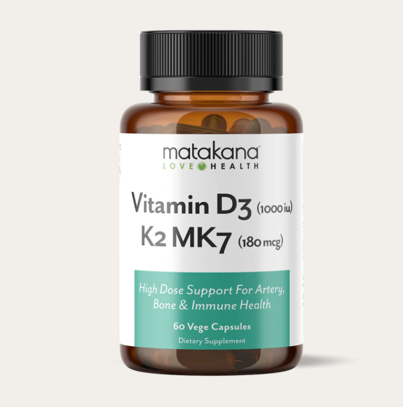 Matakana SuperFoods Vitamin D3 + K2 MK7 | Bone & Immune Health Support