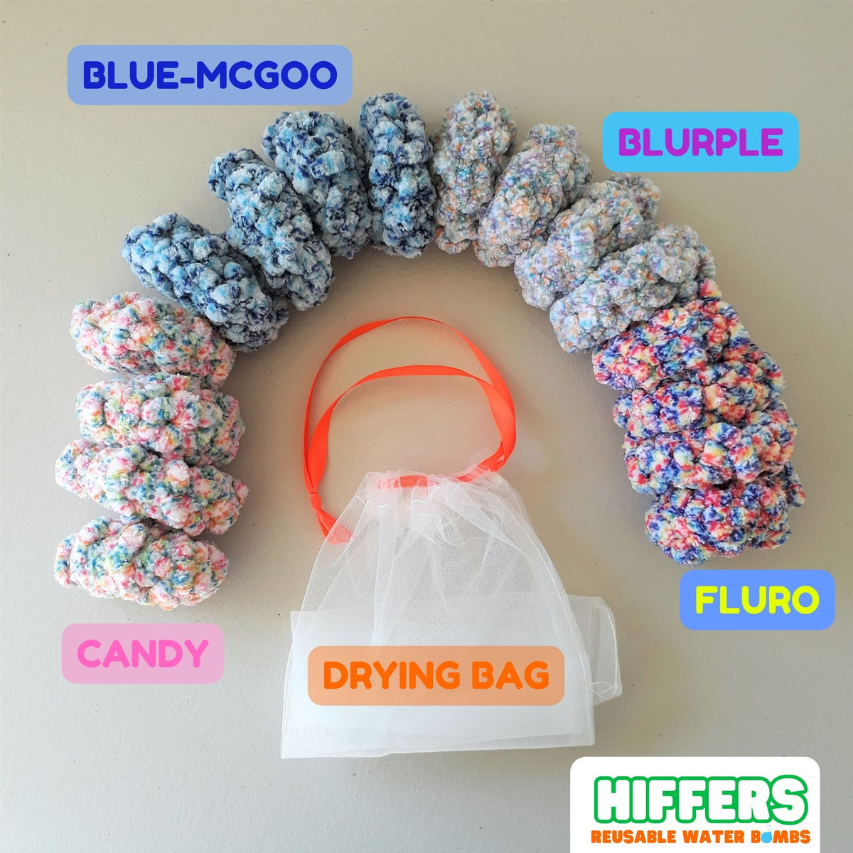 Hiffers - Reusable Water Bombs - Mixed Bag