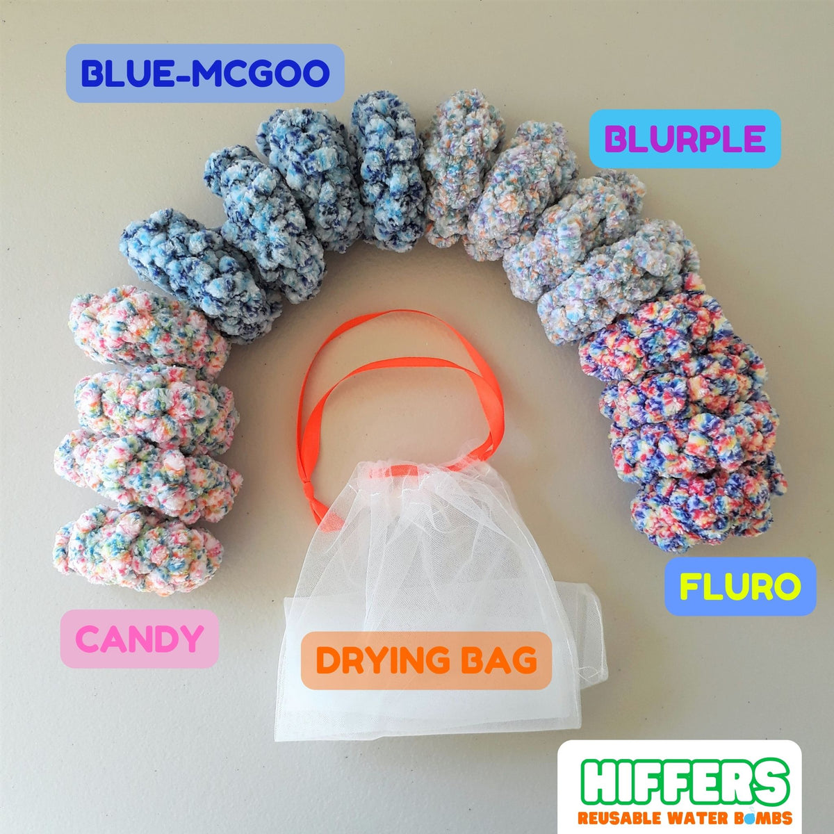 Hiffers - Reusable Water Bombs - Candy