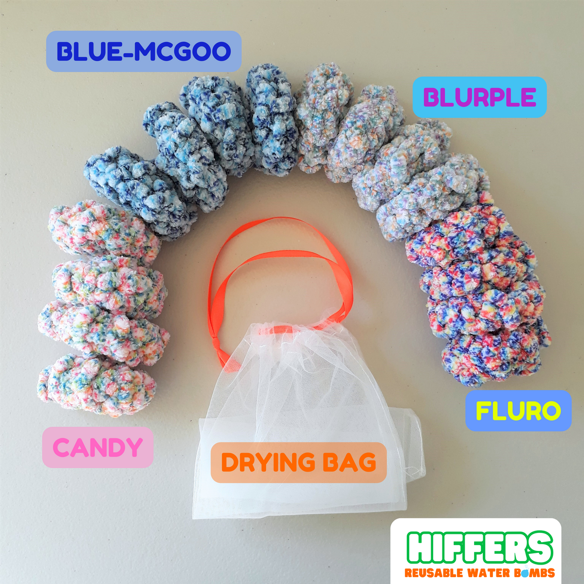 Hiffers - Reusable Water Bombs - Grape