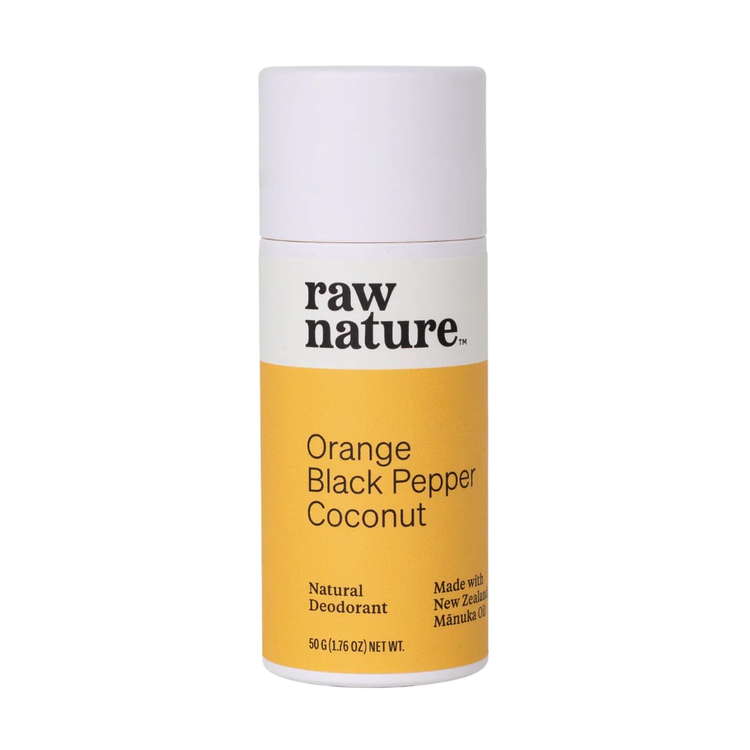 Raw Nature - Deodorant - Orange + Black Pepper