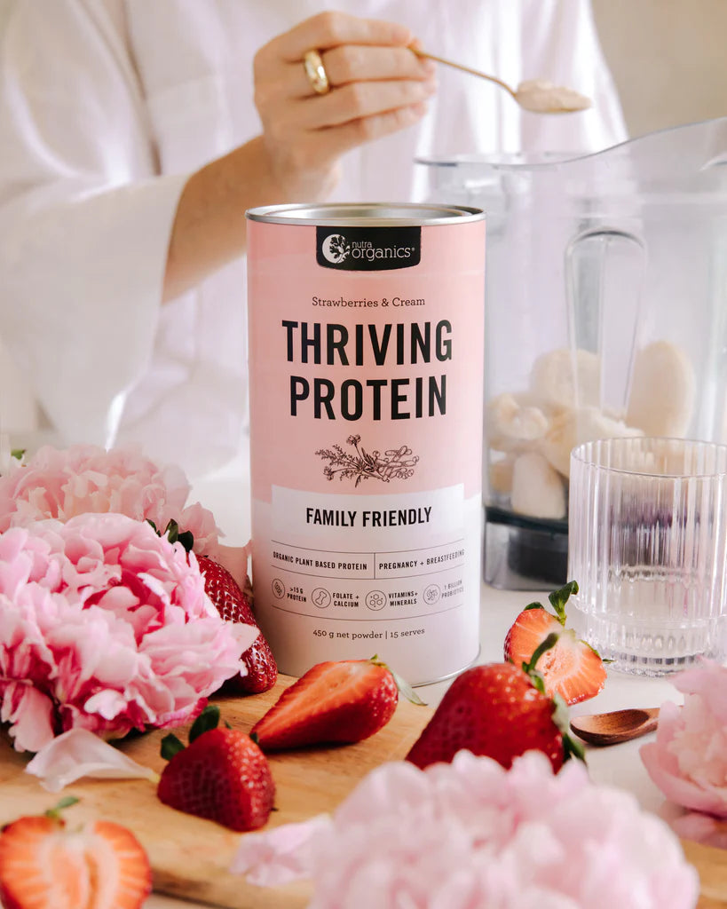 Nutra Organics - Thriving Protein  Strawberries and Cream