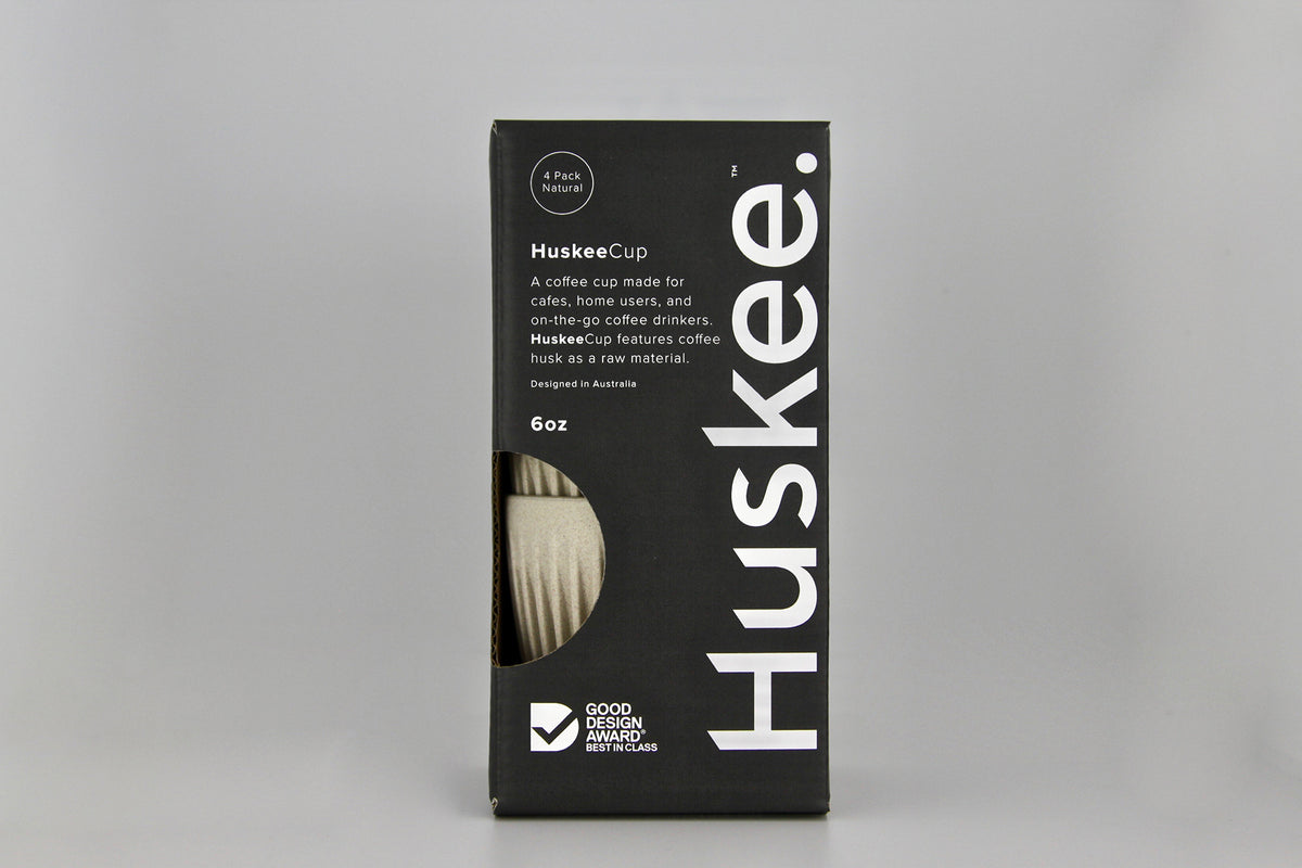 Huskee Cup - Cup & Lid Combo - Natural - 6oz (unboxed)