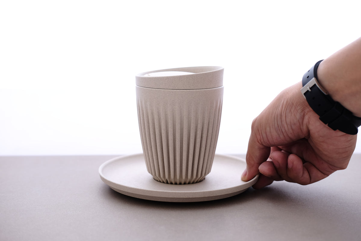 Huskee Cup - Cup & Lid Combo - Natural - 8oz