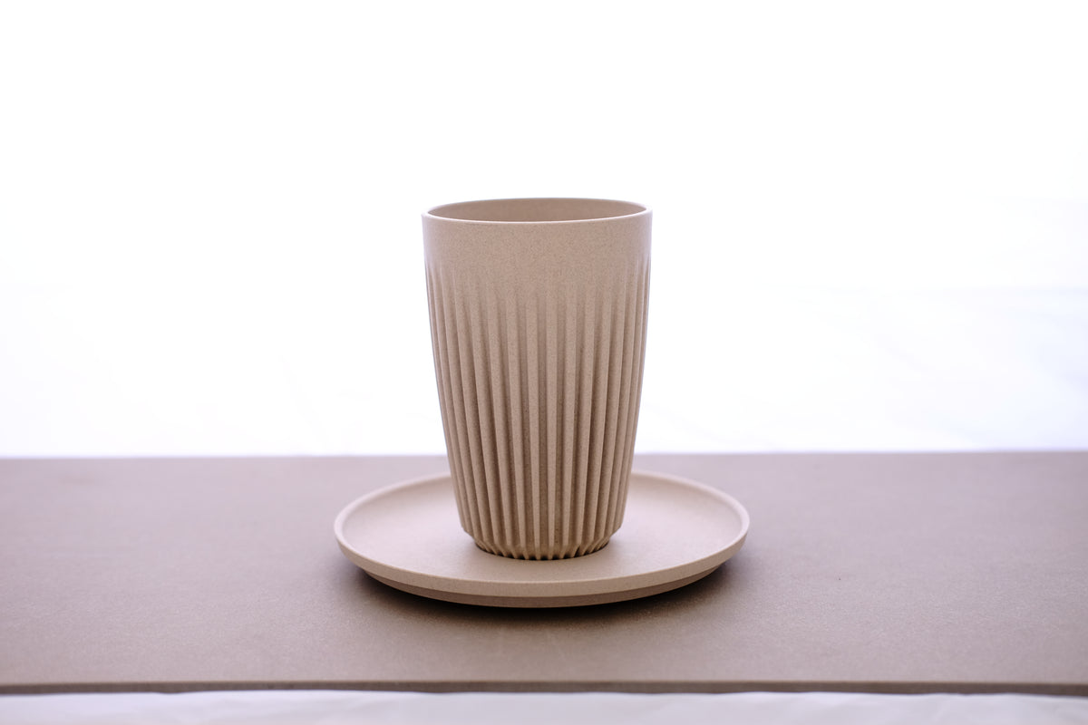 Huskee Cup - Cup & Lid Combo - Natural - 12oz