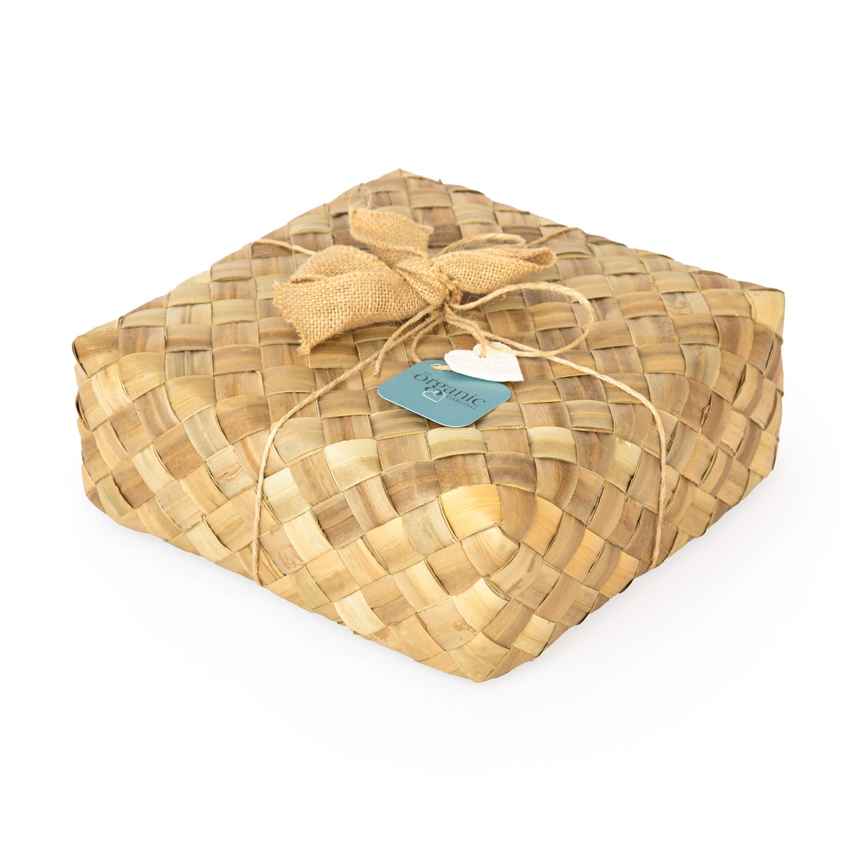 Custom Goodness Gift Flax Baskets - fill your own!