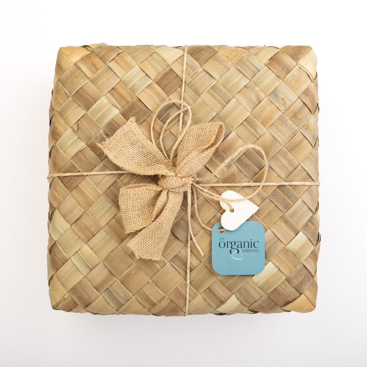 Custom Goodness Gift Flax Baskets - fill your own!