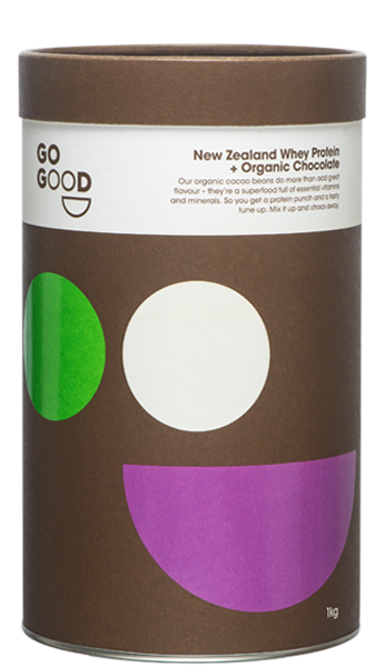 Go Good Organic Chocolate Whey Protein Powder