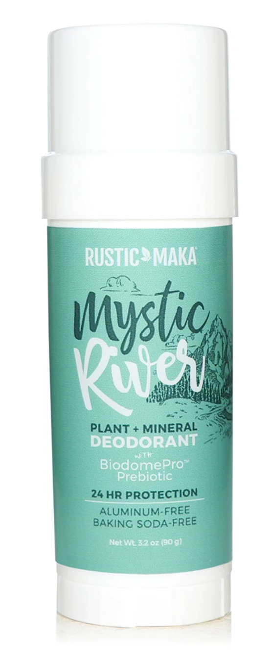 Rustic Maka - Mystic River Prebiotic Natural Deodorant - Baking Soda Free