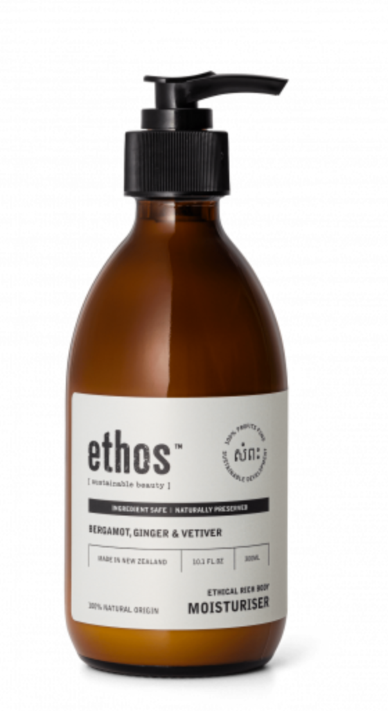 Ethos - Rich Body Moisturiser - Bergamot, Ginger and Vetiver