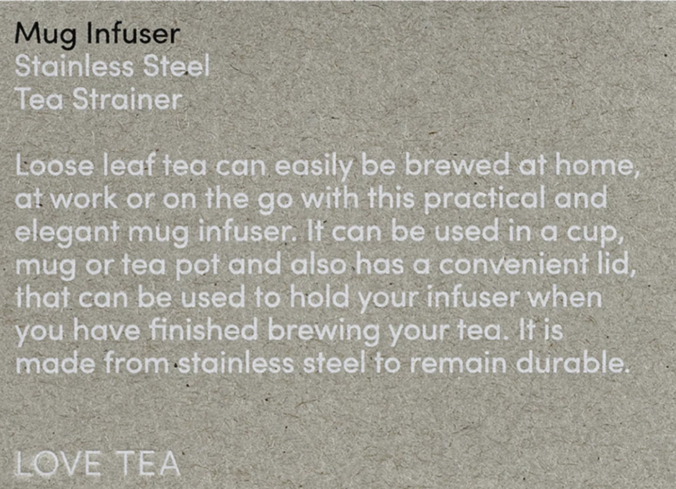 Love Tea Mug Infuser