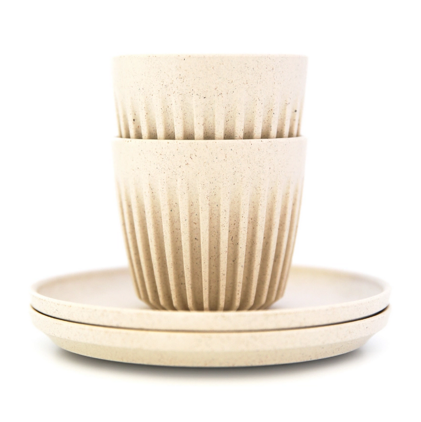 Huskee Cup - Set of 2 - Natural - 3oz