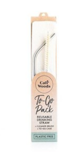 Caliwoods - To-Go: Smoothie Stainless Steel Straw