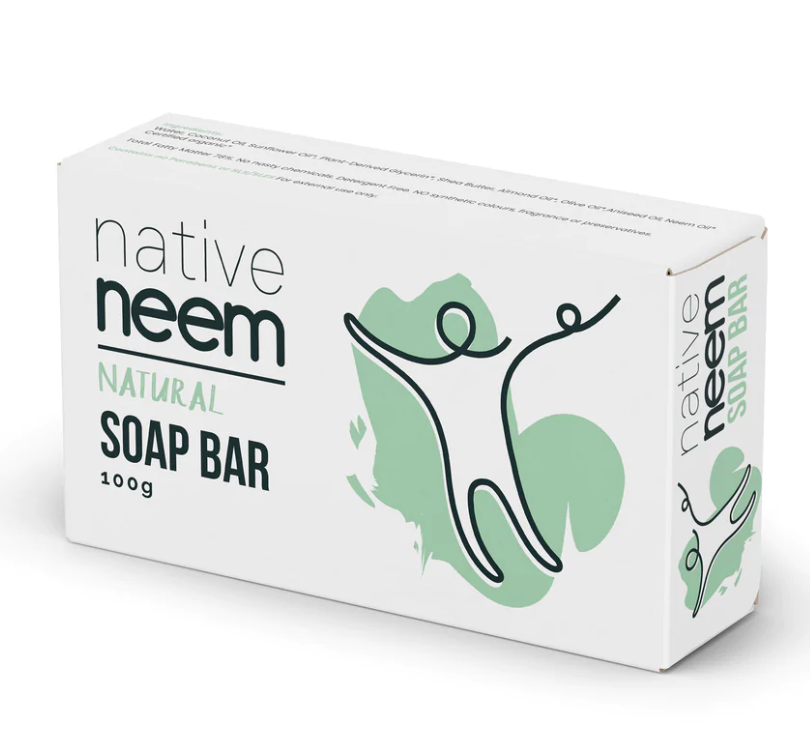 Green Trading - Organic Neem Soap Bar Natural 100g